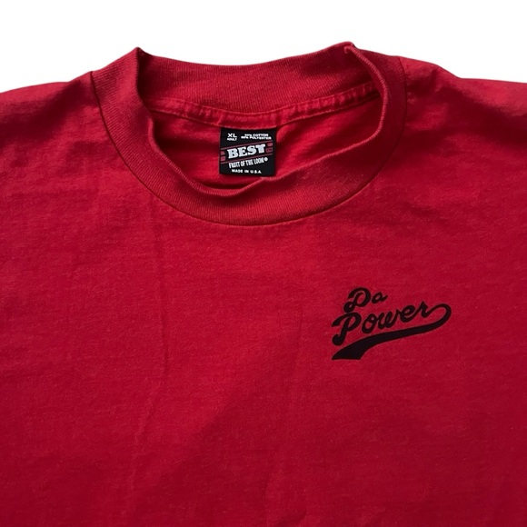 Vintage Best Fruit of the Loom - Single Stitch Baseball Short Sleeve T-Shirt XL - Picture 9 of 9